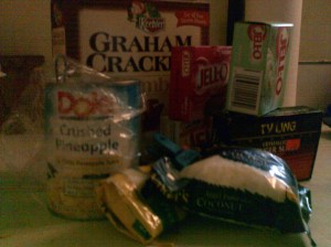 A selection of homeless ingredients.