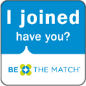 Be the Match marrow donor badge