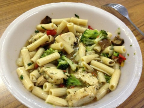 Healthy Choice Balsamic Garlic Chicken, after