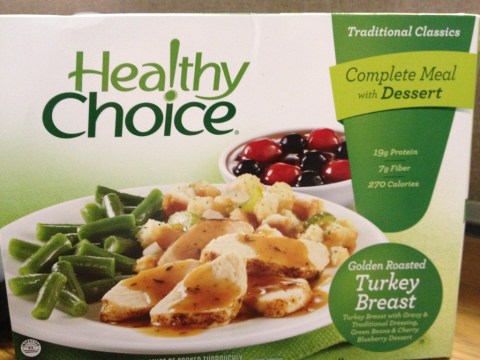 Healthy Choice Golden Roasted Turkey Breast, before