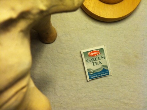 Ready to greet me in the morning.