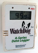 photo of humidity gauge reading 99.9 percent