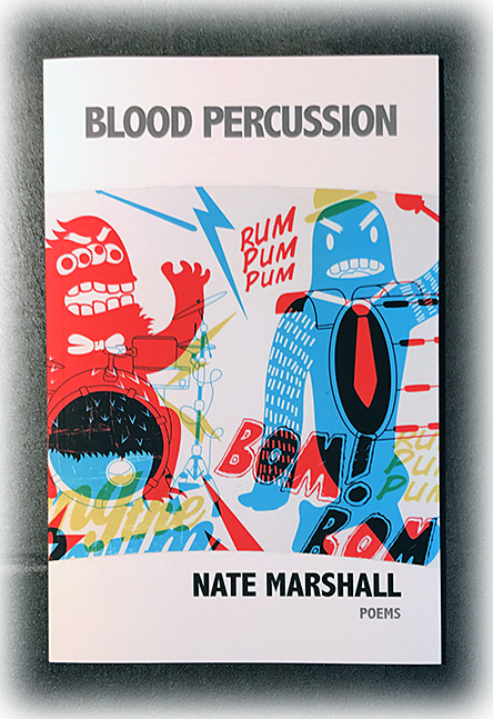 Cover of Blood Percussion, a book of poems by Nate Marshall