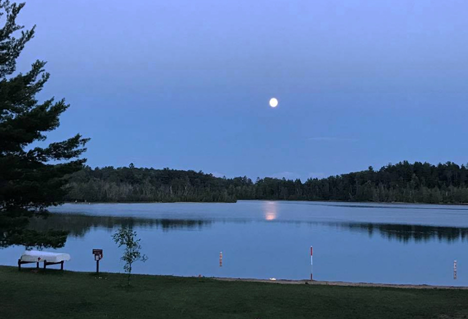 Moon over Grousehaven